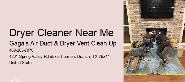 Dryer Cleaner Near Me