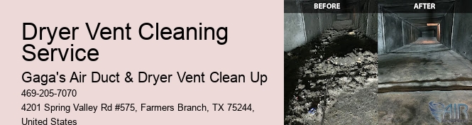 Dryer Vent Cleaning Service