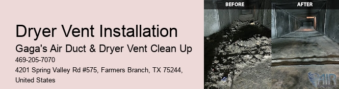 Dryer Vent Installation